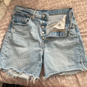Women’s levi’s denim shorts - size 30 waist